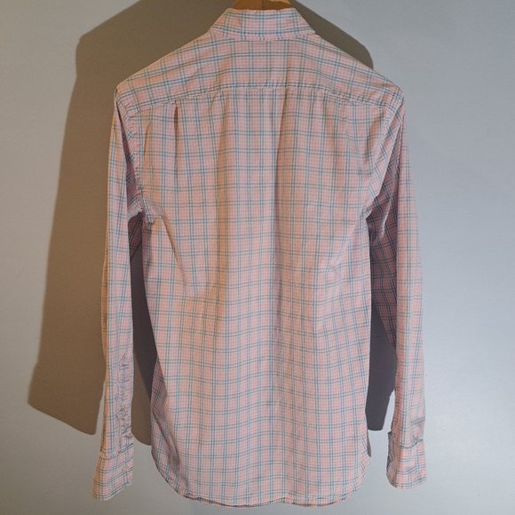 J. Crew Slim Flex Washed men's small long sleeve button down shirt style AF846 - Picture 3 of 13